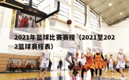 2021年篮球比赛赛程（2021至2022篮球赛程表）